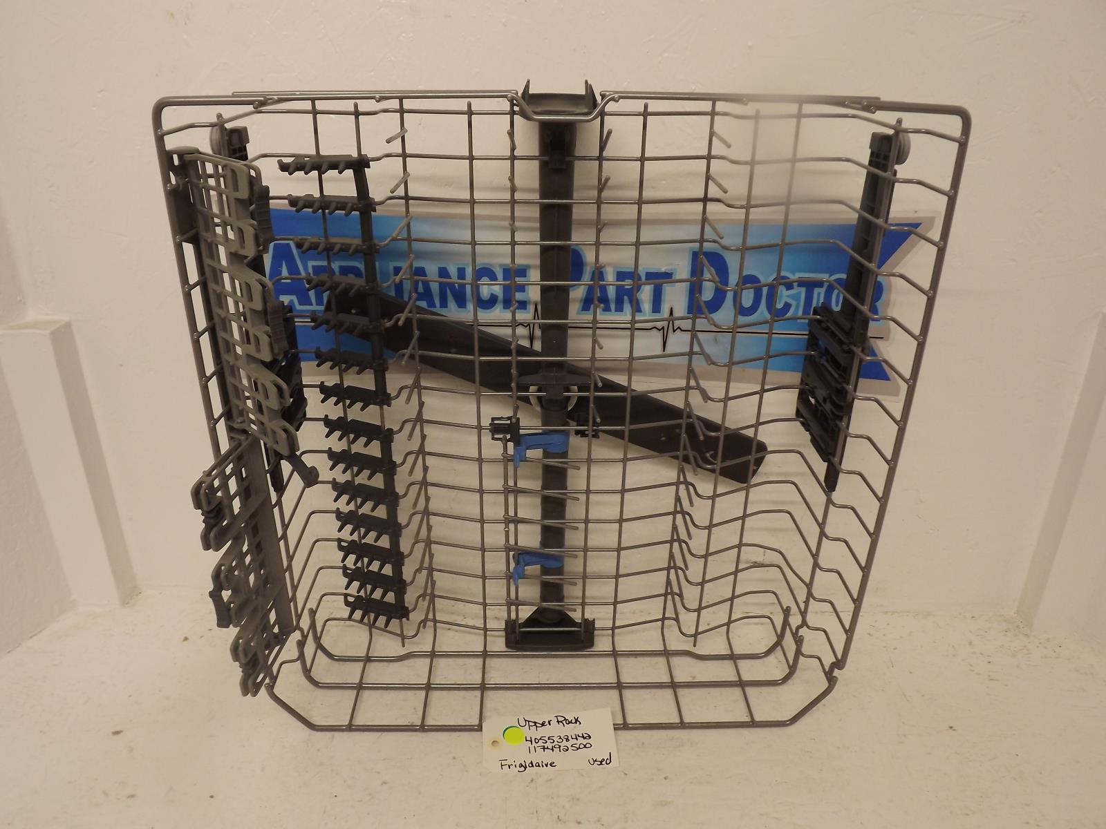 Frigidaire Dishwasher 405538442 117492500 Upper Rack Used Frigidaire Dishwasher 405538442 117492500 Upper Rack Used